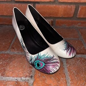 T.U.K. Peacock heels
